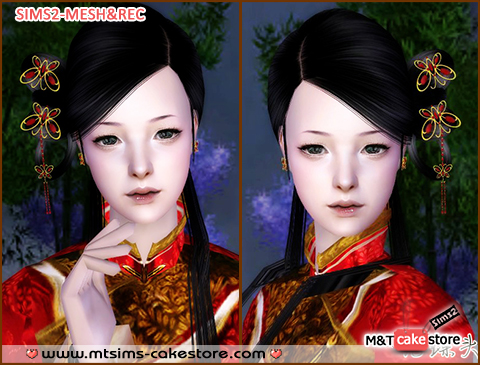 HuaQi_Set_WigLuxuriantButterfly.rar