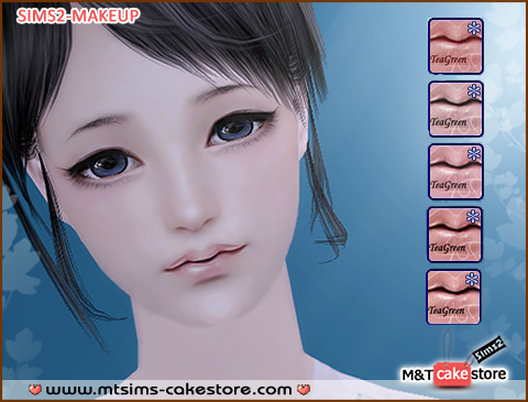 teagreen_MakeUp_LipSet05_PinkCherry.rar