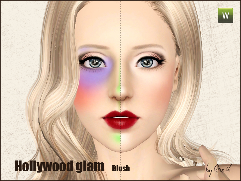 Gosik Hollywood glam blush.package