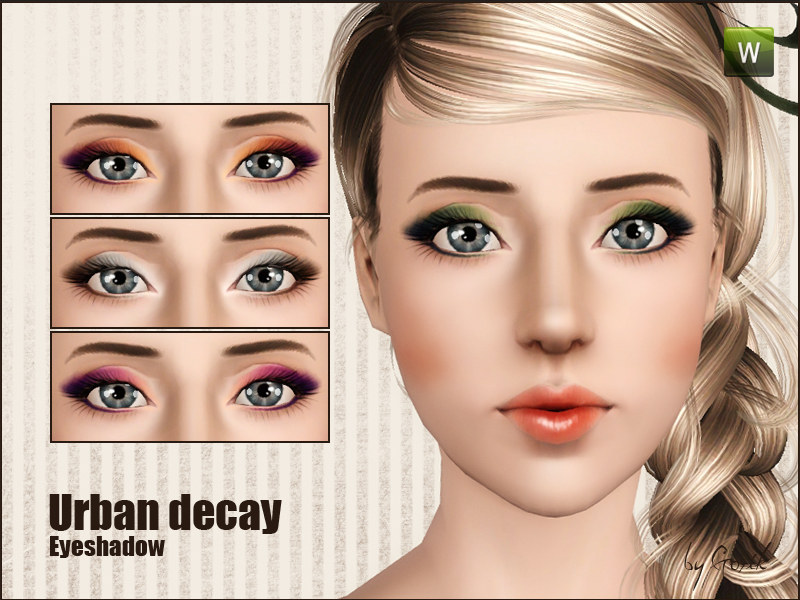 Gosik Urban decay eyeshadow.package