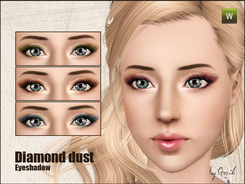 Gosik Diamond dust eyeshadow.package