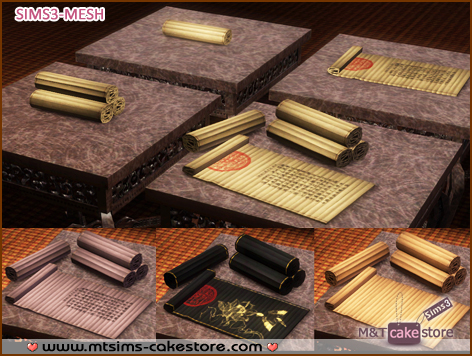 QingshuangTongzi_Set_BambooSlip.zip