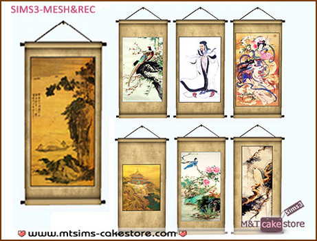 QingshuangTongzi_Deco_ScrollPainting.zip