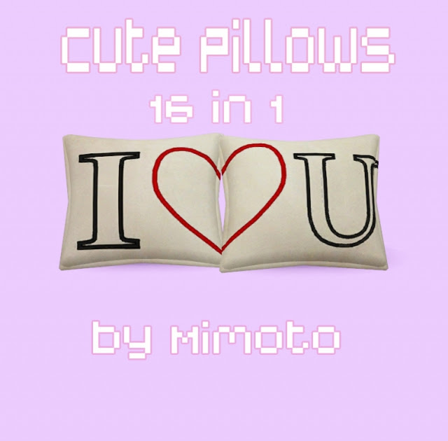 Cute Pillows (16 in 1) by Mimoto (1).rar